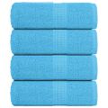 vidaXL Utierky na umývanie FROGN 4 ks tyrkysové 30x30 cm 360 g/m²