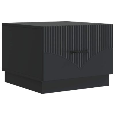 vidaXL Konferenčný stolík Čierna 49 x 50 x 37 cm Kompozitné drevo