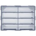 vidaXL Organizér s 8 veľkými zásuvkami 52x16x37 cm