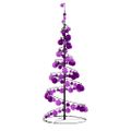 vidaXL LED vianočný stromček s ozdobami 80 LED teplá biela 120 cm