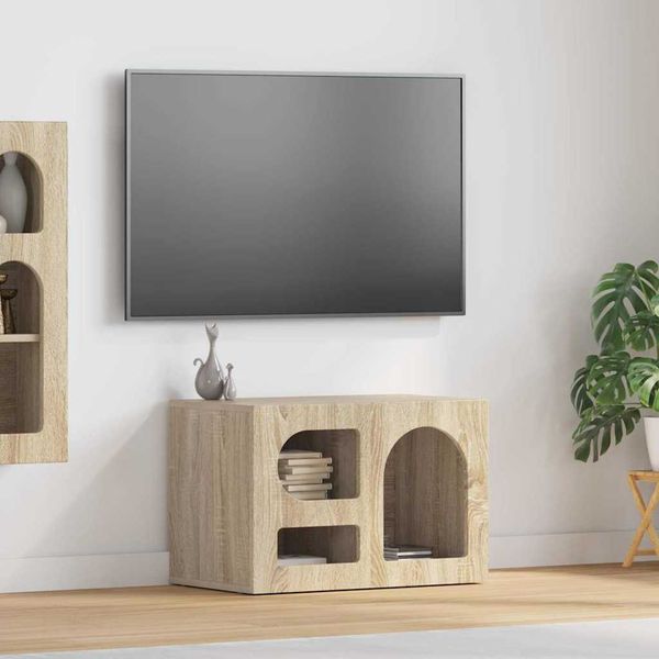 vidaXL TV skrinka ELST 60 x 35 x 40 cm Sonoma dub Kompozitné drevo