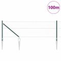 vidaXL Hexagonálny plot s stĺpom 100 x 0,6 m PVC potiahnutá oceľ