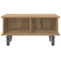 vidaXL TV stolík 68,5 x 35 x 35 cm Remeselný dub Kompozitné drevo
