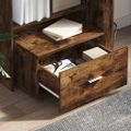 vidaXL Zásuvkový kabinet 55 x 45 x 31 cm Dymová dub