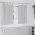 vidaXL Záclony na zatemnenie s krúžkami 2 ks Svetlosivá 140 x 140 cm