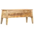vidaXL Úložný box z mangovníkového dreva 99x35x48 cm