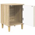 vidaXL Nočný stolík ESSEN Dub sonoma 36 x 33 x 50 cm Kompozitné drevo