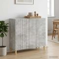 vidaXL Servírovacia skriňa Betónovo sivá 89 x 34,5 x 80 cm