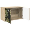 vidaXL Nástenný TV kabinet RHENEN 69 x 33 x 40 cm Dub sonoma