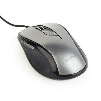 Gembird myš MUS-6B-01, čierne-sivej, USB