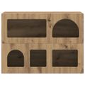 vidaXL Servírovacia skriňa ELST Remeselný dub 80,5 x 35 x 59 cm