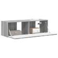 vidaXL TV nástenná skriňa Nástenný Sivý Sonoma 98 x 31 x 29,5 cm