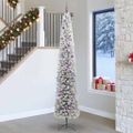 vidaXL Umelý vianočný stromček Zelená 270 cm PVC, oceľ a plast