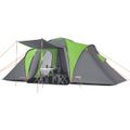 Rodinný stan NILS Camp NC6431 Highland IV zelený/sivý
