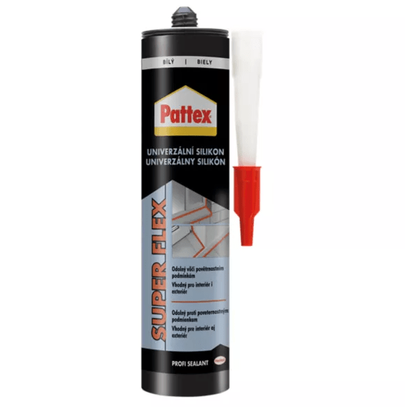2925554 Pattex Univerzálny silikón biely 280 ml