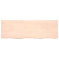 vidaXL Kúpeľňová doska 180x60x(2-4) cm neošetrený masív