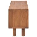 vidaXL TV skrinka 110x30x45 cm tíkový masív