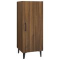 vidaXL Komoda hnedý dub 34,5x34x90 cm spracované drevo