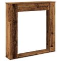vidaXL Obloženie krbu staré drevo 100x20x100 cm kompozitné drevo