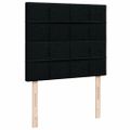 vidaXL Boxspring posteľ s matracom čierna 120x190 cm látka
