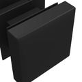 vidaXL Koncové čiapky 10909 ks Čierna 15 x 15 x 15 mm PP