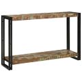 vidaXL Konzolový stôl 120 x 33 x 75 cm Masívne obnovené drevo