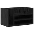 vidaXL Organizér na pult Čierny dub 44,5 x 24 x 25 cm Kompozitné drevo