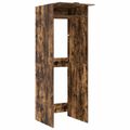 vidaXL Kabinet na práčku s úložiskom Dymová dub 67,5 x 68 x 200 cm