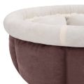 vidaXL Pelech pre psa 59x59x24 cm hnedý