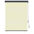 vidaXL Vonkajšia zatemňovacia roleta 120x250 cm krémová