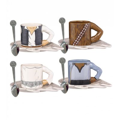 Sada hrnčekov na espresso Star Wars - Rebel (4 ks)