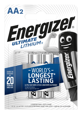 Energizer Ultimate Lithium AA/2 FR6/2 1,5V 2ks 7638900262636