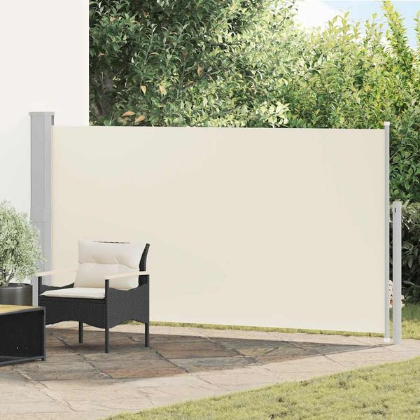 Bočná markíza na terasu/balkón 160x300 cm, krémová
