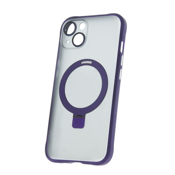 Puzdro Mag Ring pre iPhone 15 Pro Max 6,7" fialové