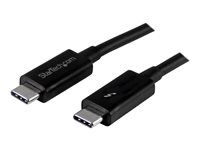 Kábel Thunderbolt - USB-C (M) do USB-C (M) - Thunderbolt 3 / USB / DisplayPort - 1 m - čierna - pre P/N: CDP2HDUACP, CDP2HDUACPW, PEXUSB321C