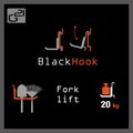 Závesný systém G21 BlackHook fork lift 9 x 19 x 24 cm