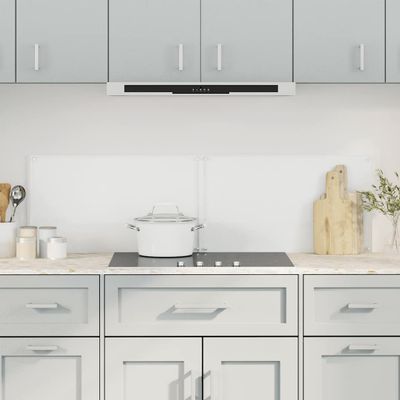 vidaXL Kuchynské zásteny 2 ks priehľadné 70x40 cm tvrdené sklo