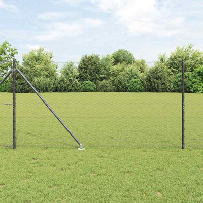 vidaXL Exteriérový hexagonálny plot s prístupovým stĺpikom 100 x 1,2 m