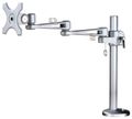 Neomounts FPMA-D935G /Držák displeje/na stůl/10-30"/průchodka/3čepy/VESA 100X100/nosn.10kg/1 displej/stříbrný Držák, VESA, stolní, pro plochý monitor, úhloprícka 10"-30", náklon 180°, otácení 360°, rotace 360°, nosnost 10kg, stríbrný
