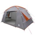 vidaXL Stan chata Šedá a oranžová 300 x 210 x 156 cm Polyester