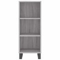 vidaXL Komoda sivý dub sonoma 34,5x32,5x90 cm kompozitné drevo