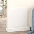 vidaXL Access Panel Biela 53 x 53 x 3 cm Oceľ