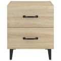 vidaXL Nočný stolík dub sonoma 40x35x47,5 cm