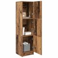 vidaXL Highboard Staré drevo 31.5 x 32 x 122.5 cm