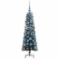vidaXL Umelý vianočný stromček Zelená 120 cm PVC, plast a oceľ