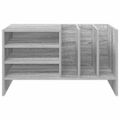 vidaXL Skrinka na gramofónové platne Sivý Sonoma 78,5 x 35 x 45 cm