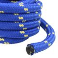 vidaXL Lano na čln 3 mm 10 m Modrá PP