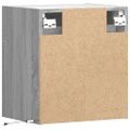 vidaXL TV nástenné skrinky s LED svetlami 2 ks sivé sonoma 41x31x45 cm