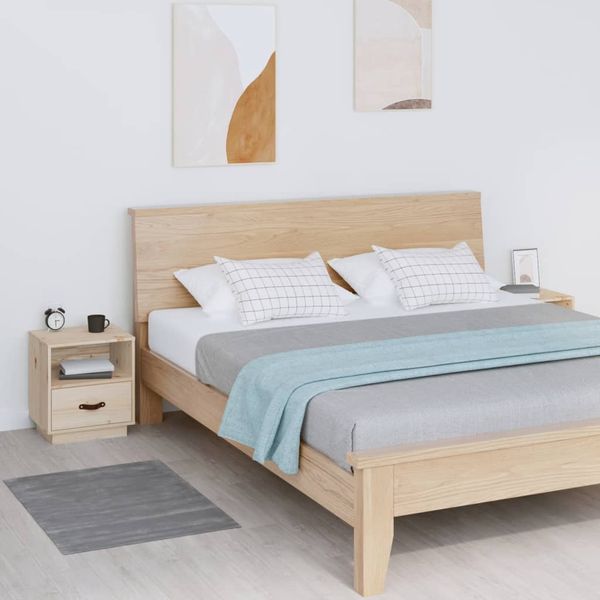 vidaXL Nočné stolíky 2 ks 40x34x45 cm borovicový masív