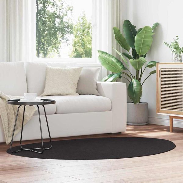 vidaXL Kusové koberce HUARTE Čierna 120 x 170 cm Polyester
